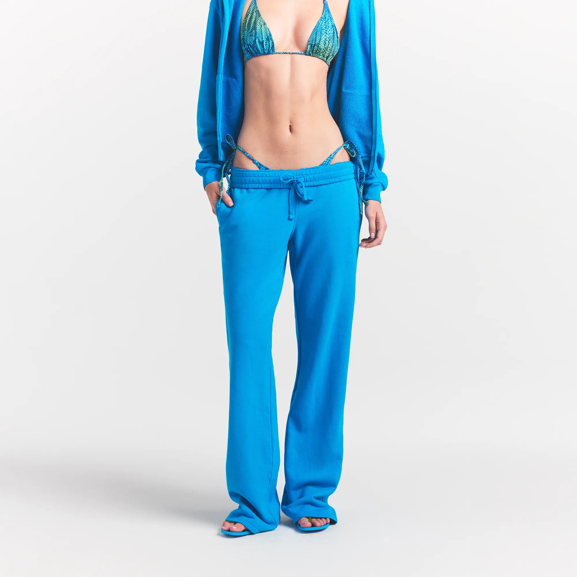 french terry straight leg pant french terry straight leg pant