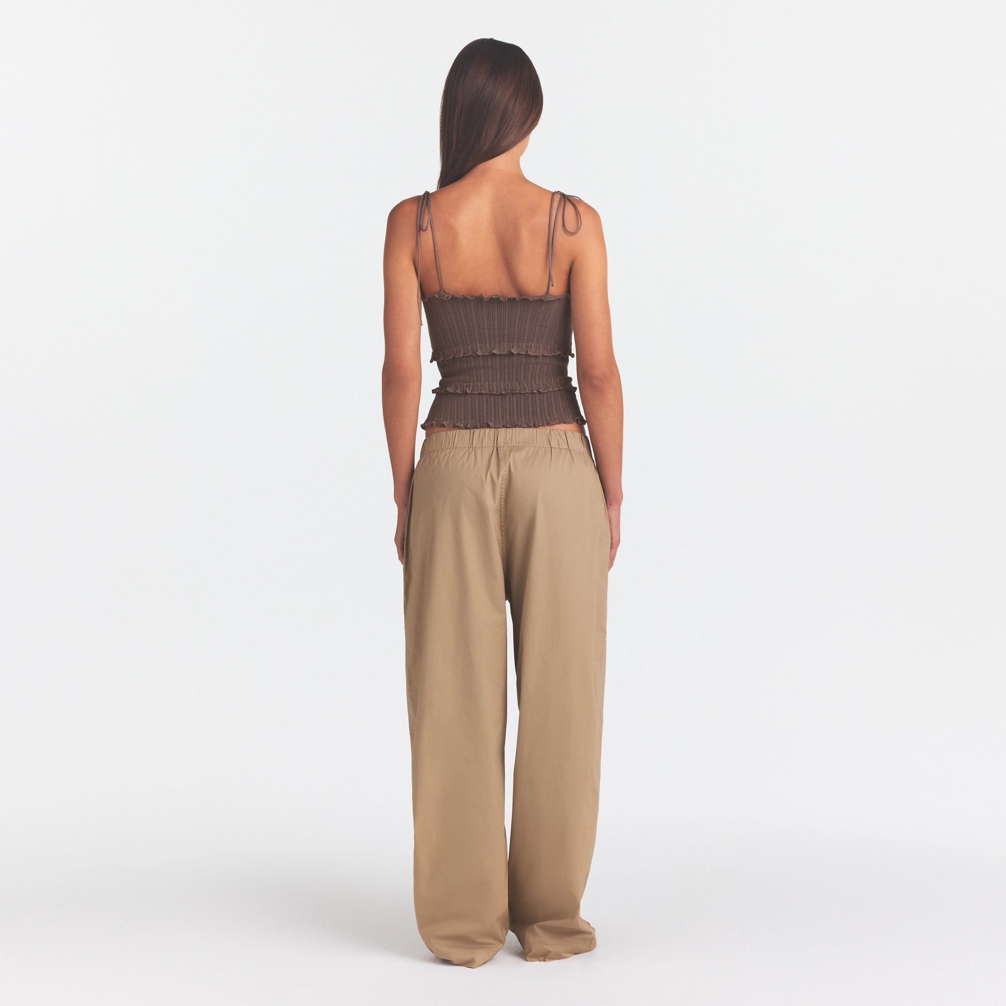 woven cotton oversized straight leg pant woven cotton oversized straight leg pant
