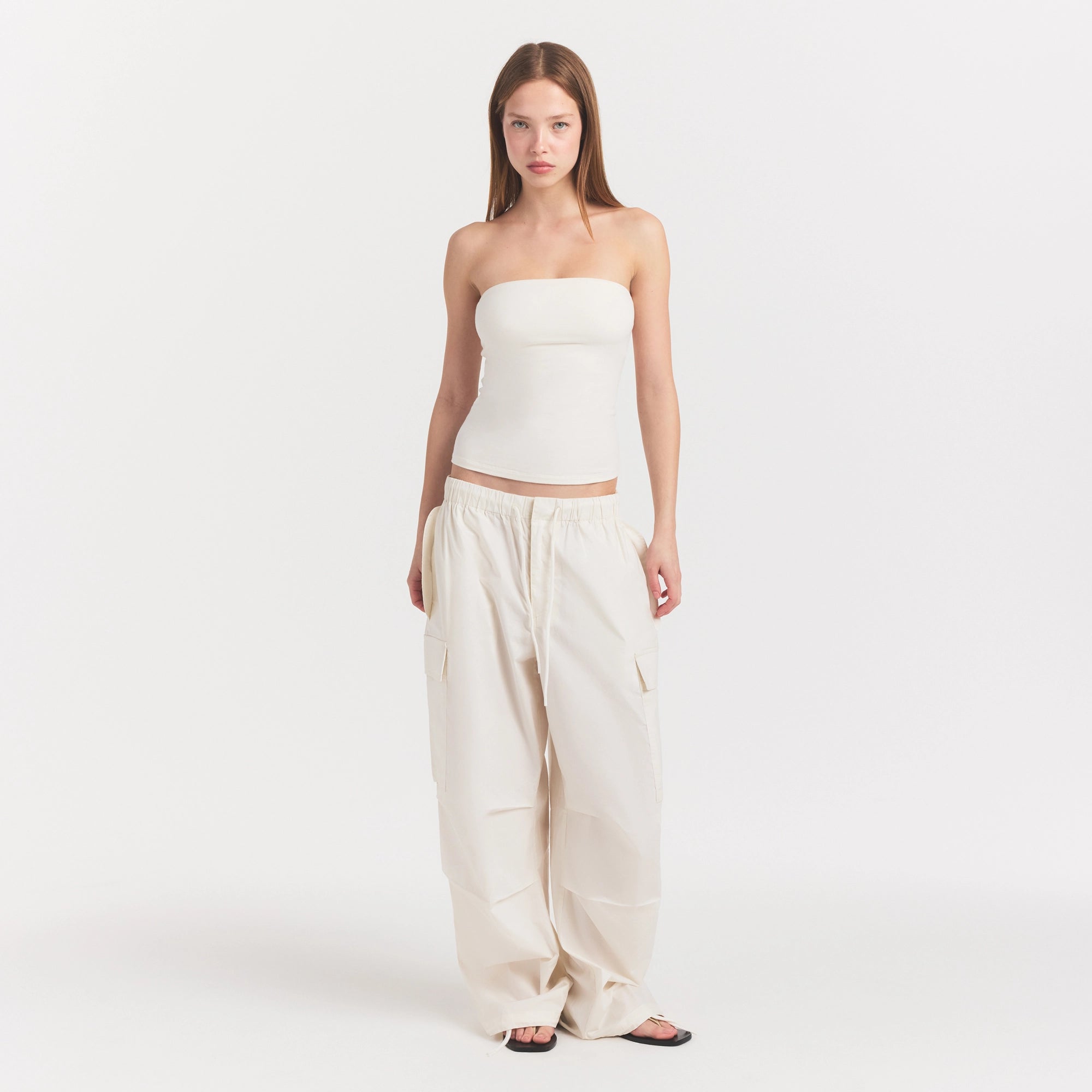 woven cotton oversized low rise cargo pant woven cotton oversized low rise cargo pant
