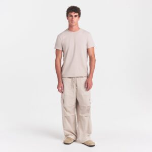 Home woven mens cargo pant
