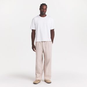 Home woven mens karate pant