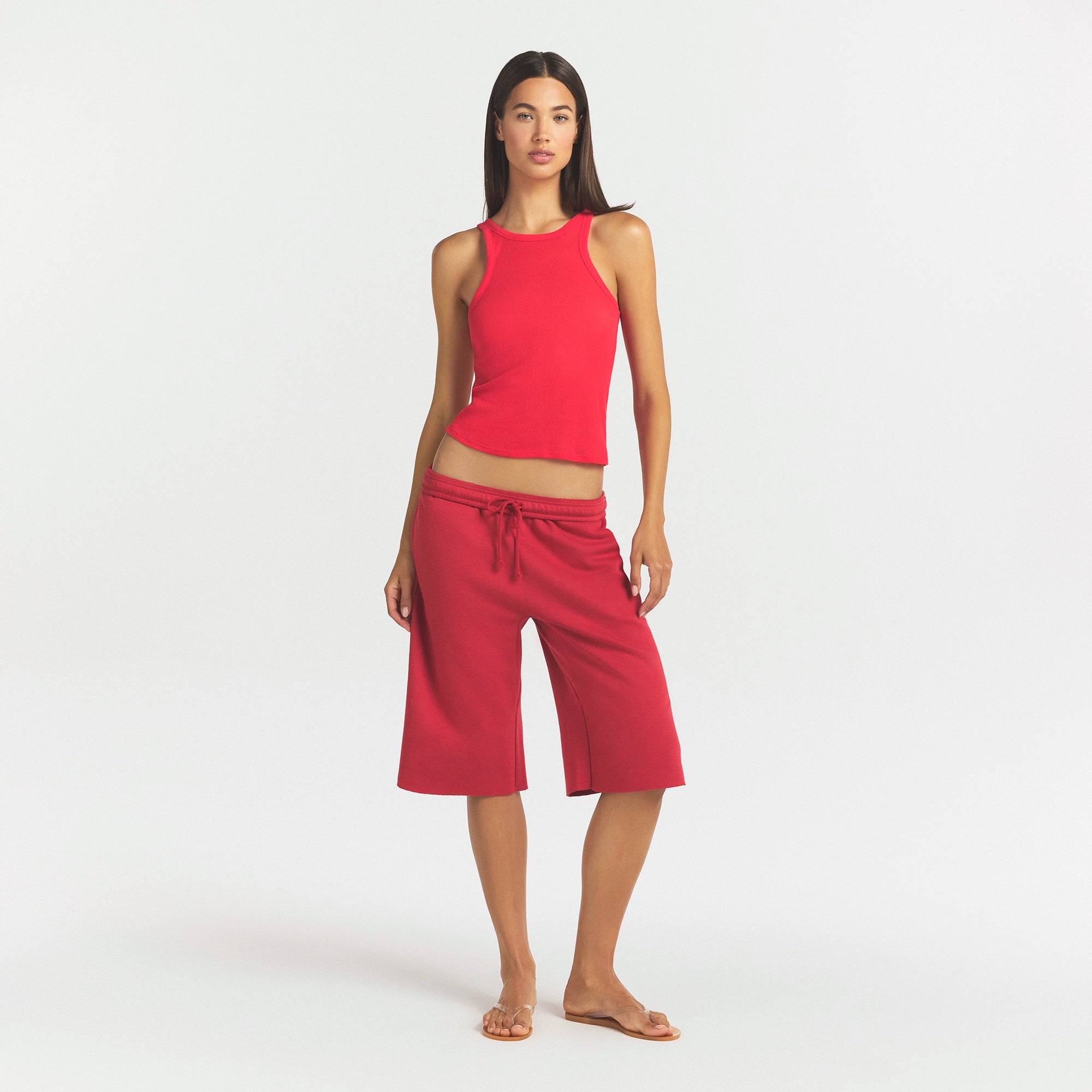 cotton fleece long short cotton fleece long short