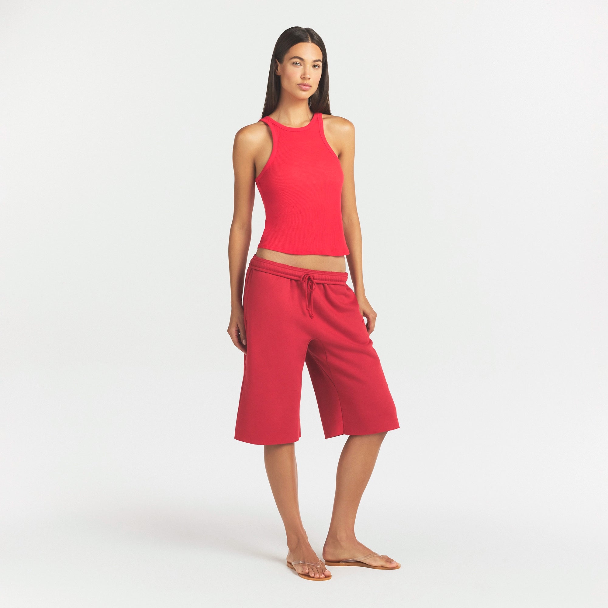 cotton fleece long short cotton fleece long short