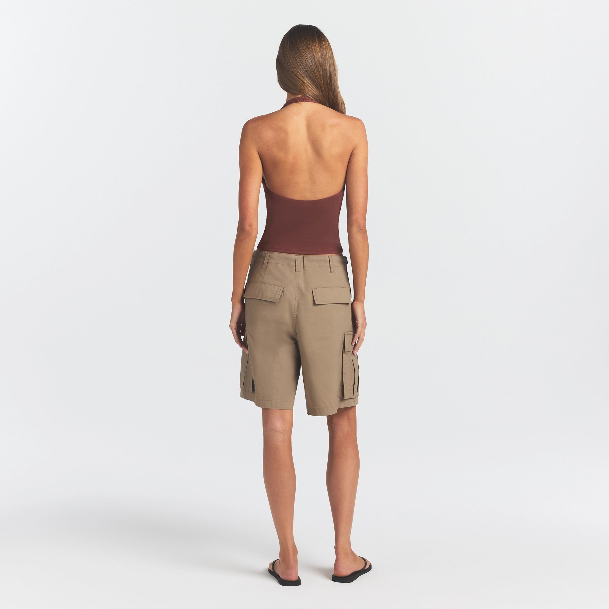woven cotton oversized cargo short woven cotton oversized cargo short