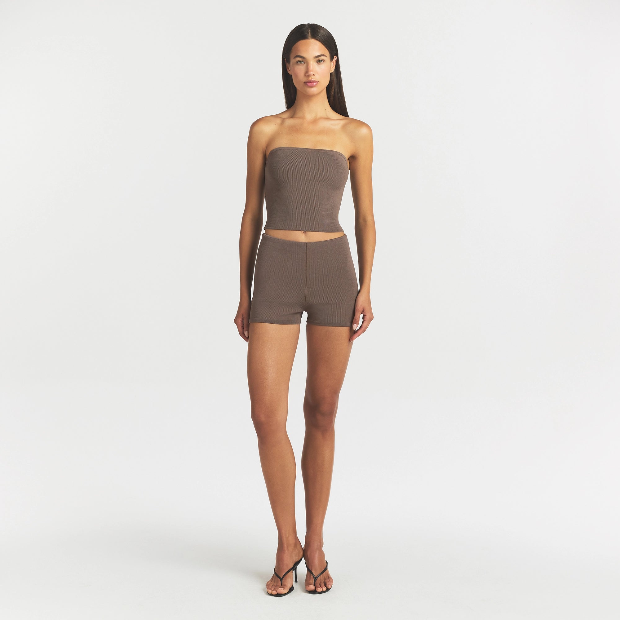 refined knit high waisted short refined knit high waisted short