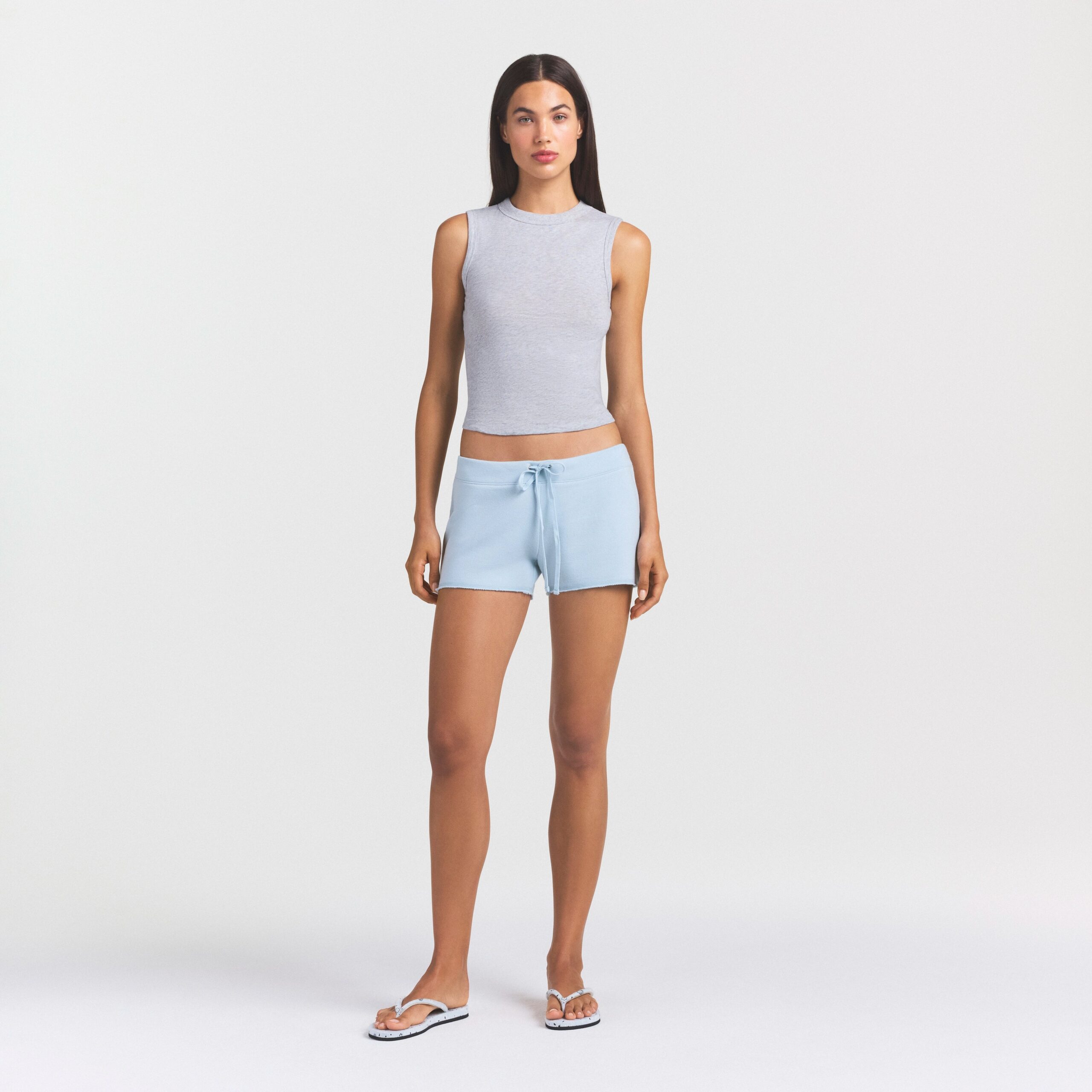 drapey french terry short drapey french terry short