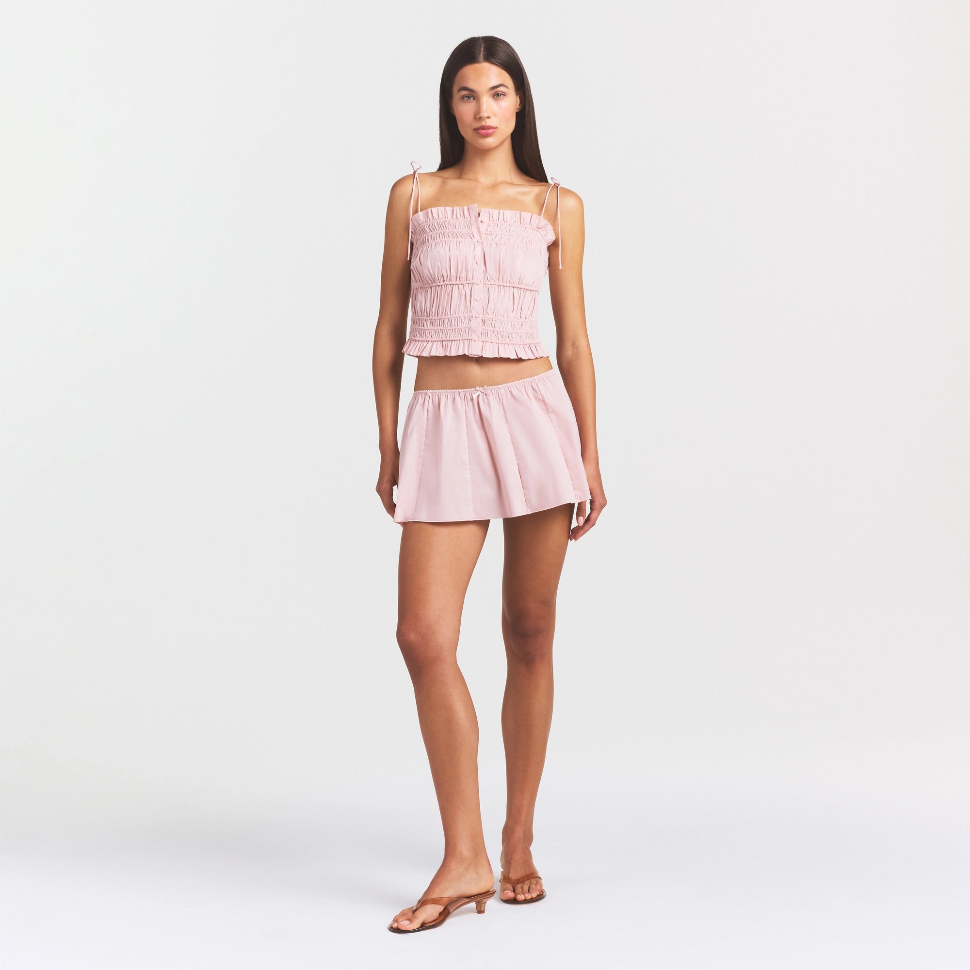 poplin apparel mini skirt poplin apparel mini skirt