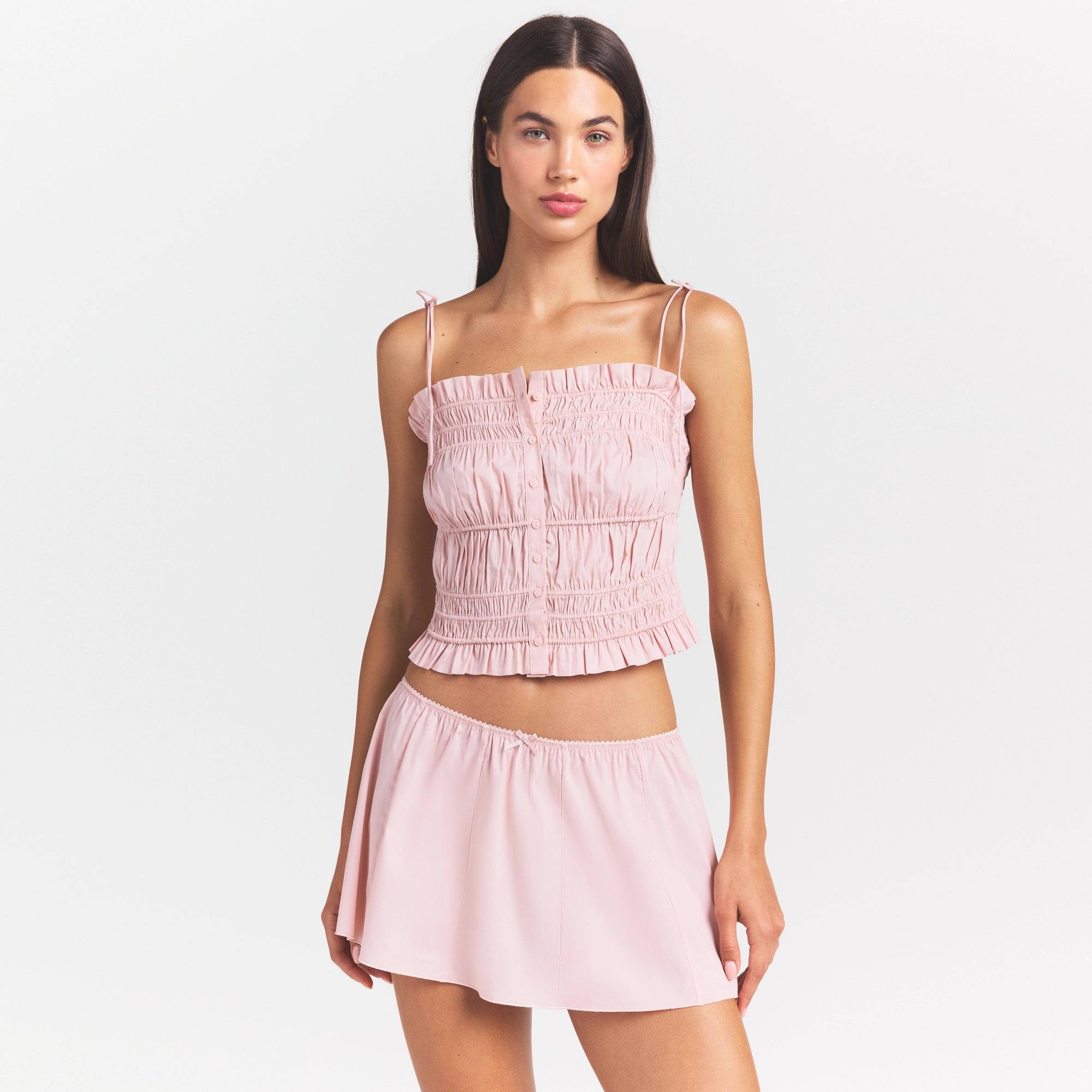 poplin apparel mini skirt poplin apparel mini skirt