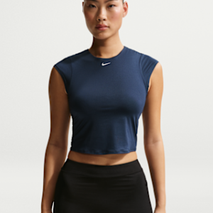 nike swim effortless essential Женский купальник для плавания с короткими рукавами