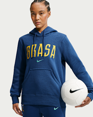 brazil phoenix fleece Женский пуловер с капюшоном nike soccer brazil phoenix fleece Женский пуловер с капюшоном nike soccer