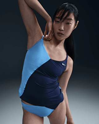 nike swim Женская танкини с v образным вырезом nike swim Женская танкини с v образным вырезом