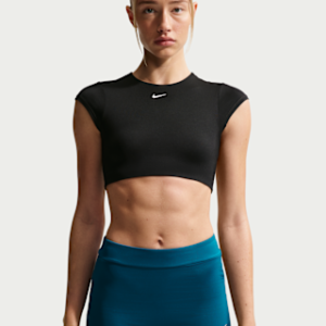 nike swim Женский укороченный топ для плавания