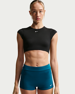 nike swim Женский укороченный топ для плавания nike swim Женский укороченный топ для плавания