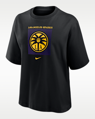los angeles sparks Женская футболка свободного кроя nike wnba los angeles sparks Женская футболка свободного кроя nike wnba