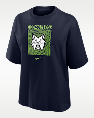 minnesota lynx Женская футболка свободного кроя nike wnba minnesota lynx Женская футболка свободного кроя nike wnba