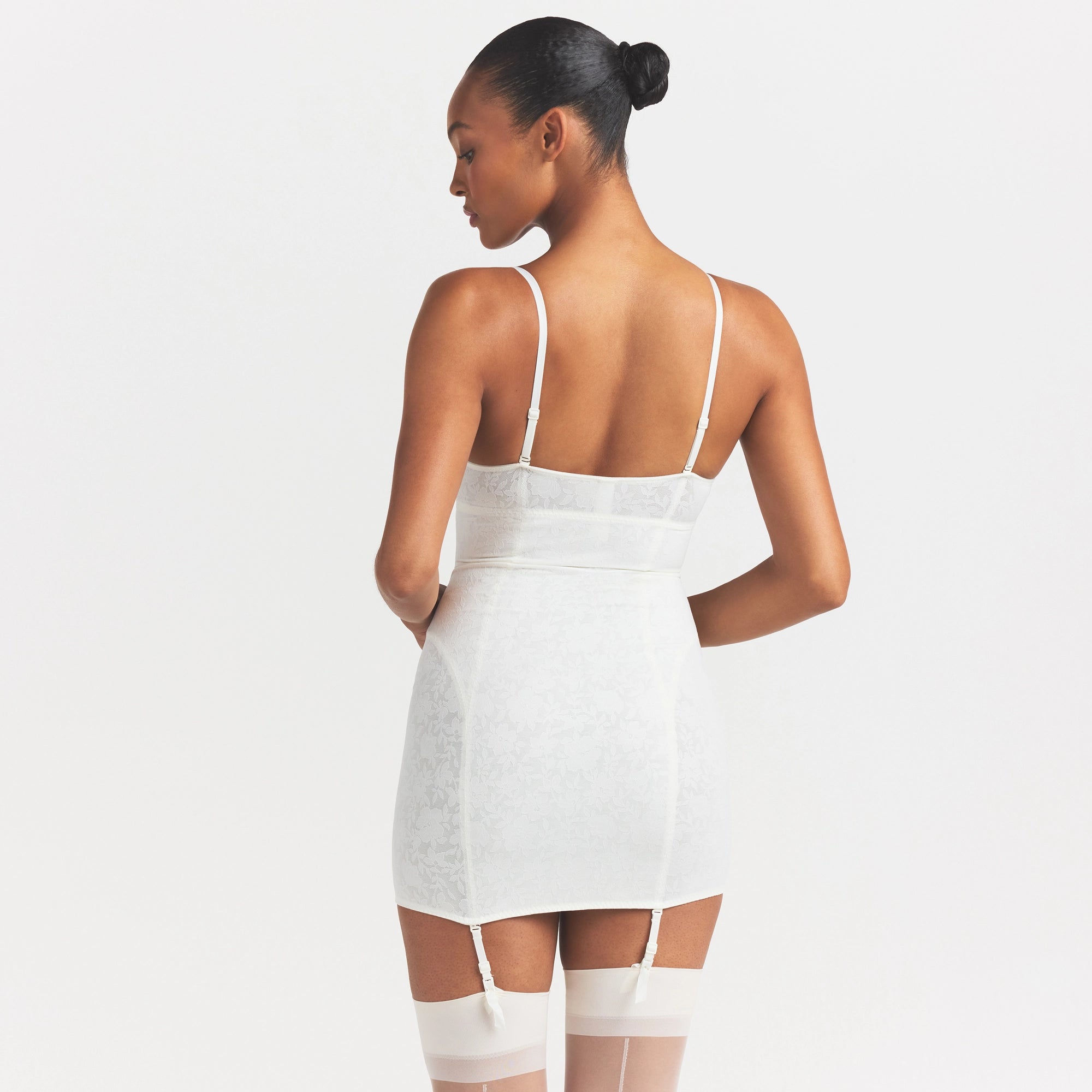 lace shapewear mini slip dress lace shapewear mini slip dress