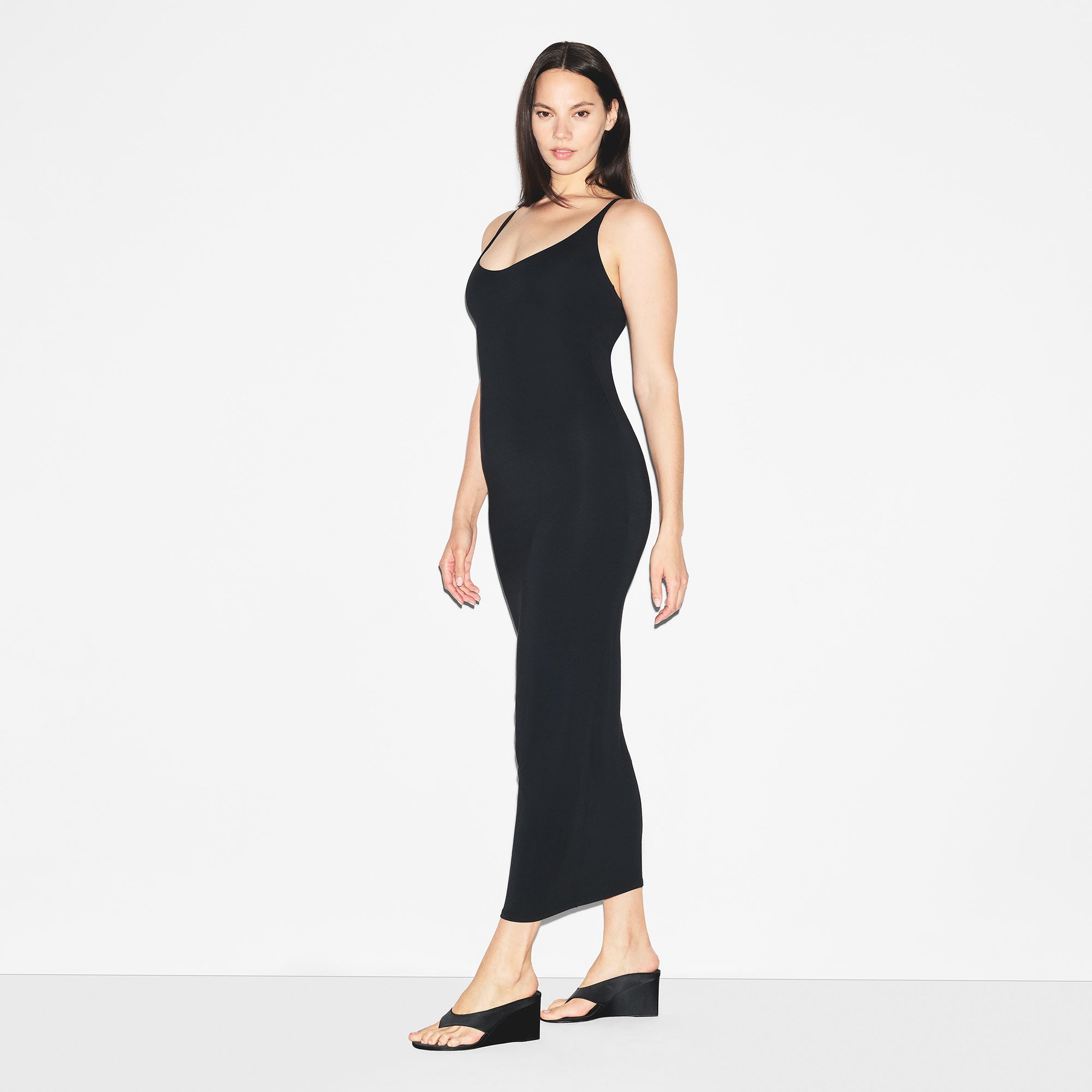 smooth layers scoop neck long dress smooth layers scoop neck long dress
