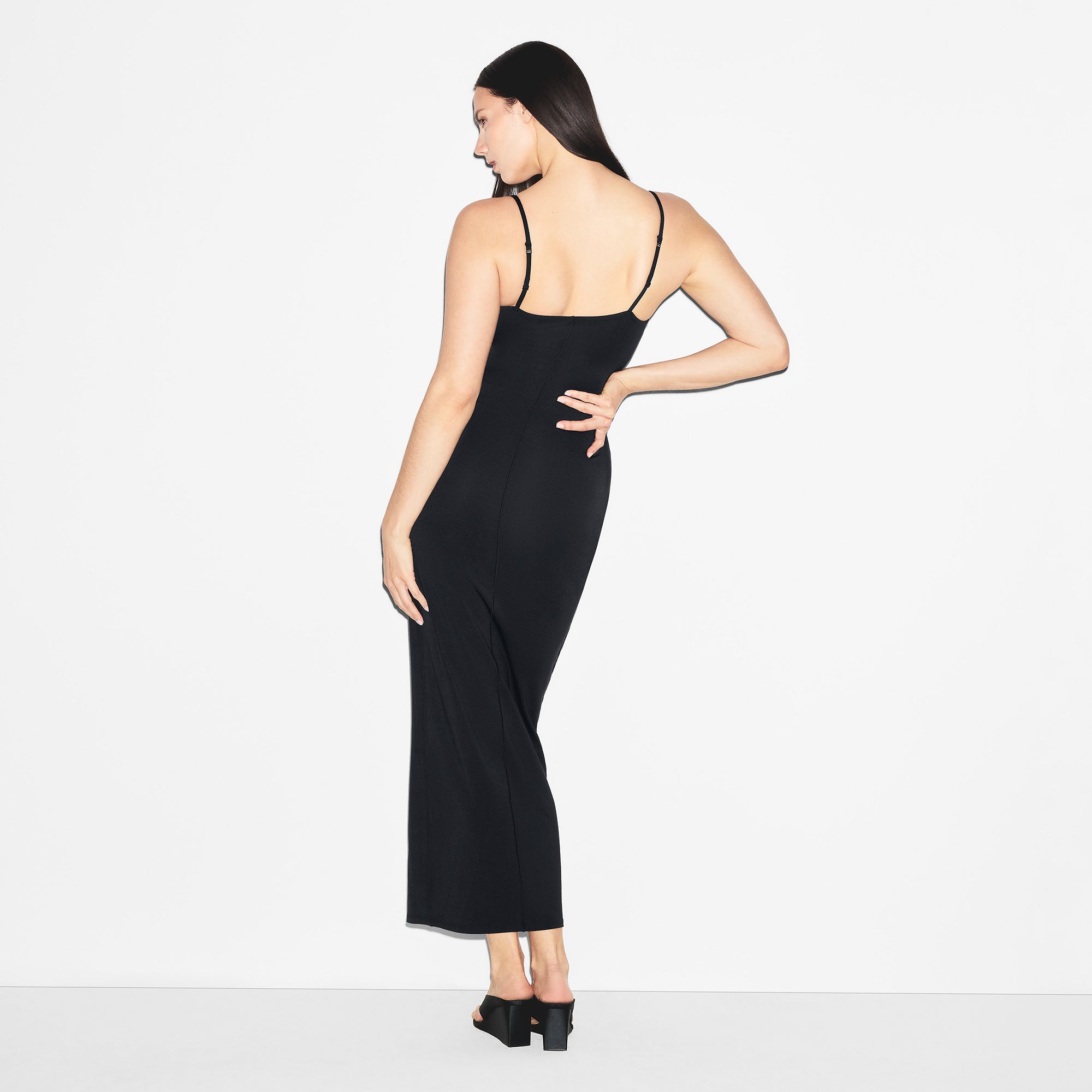 smooth layers scoop neck long dress smooth layers scoop neck long dress
