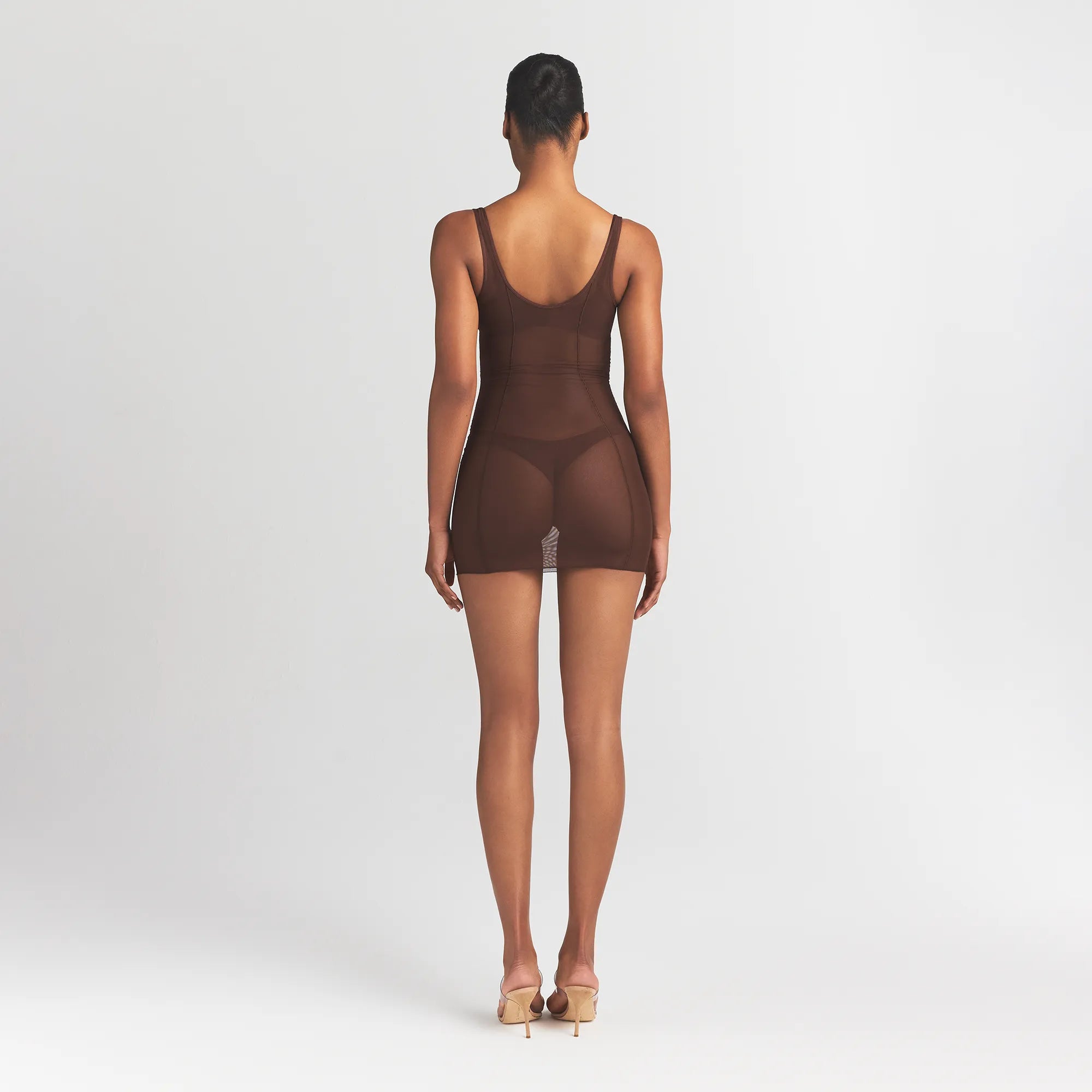 power mesh shapewear open bust slip dress power mesh shapewear open bust slip dress