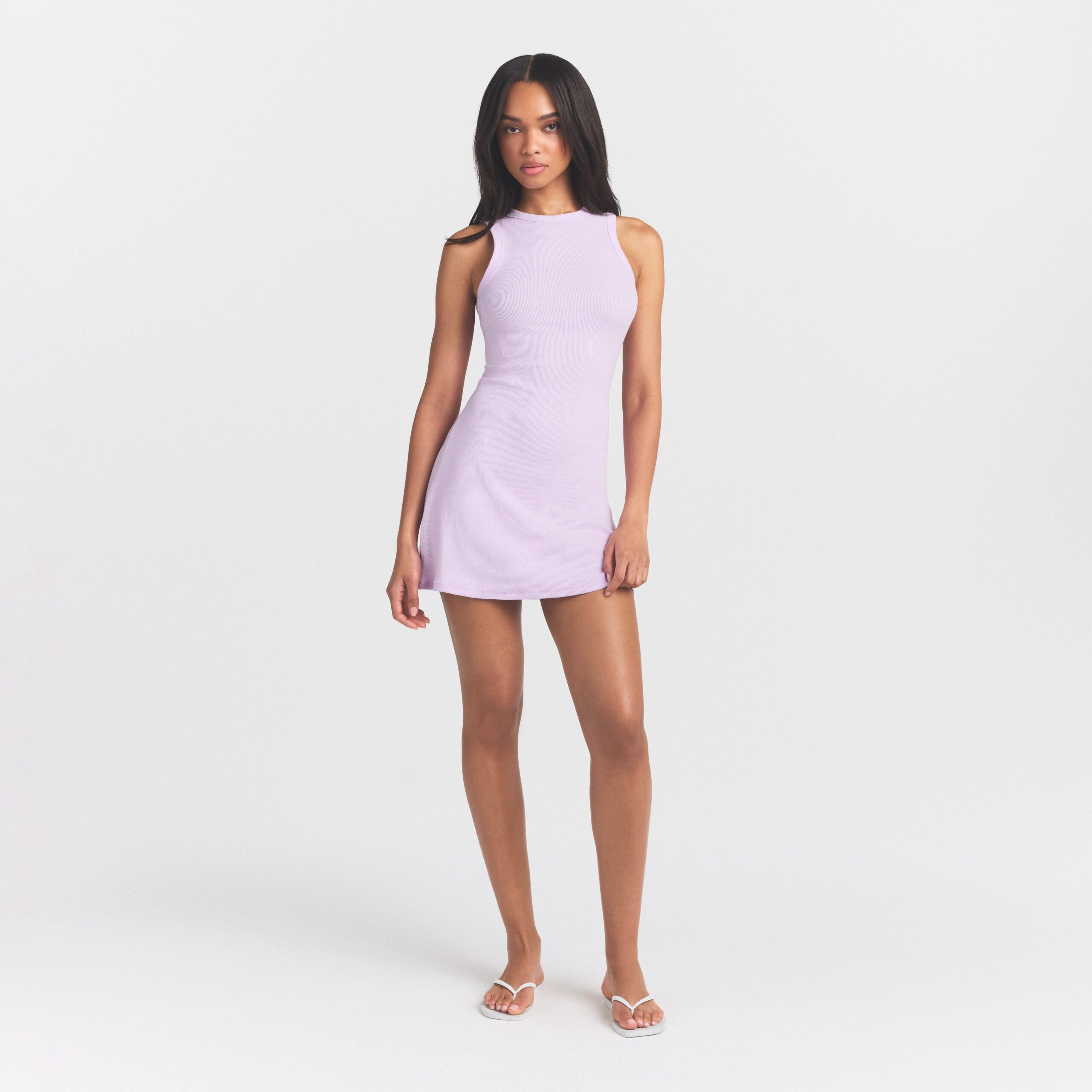 cotton rib tank dress cotton rib tank dress