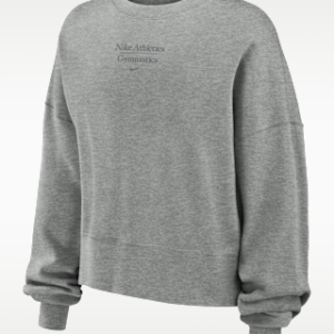Home nike phoenix fleece Женская толстовка с круглым вырезом для гимнастики