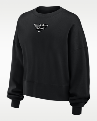 nike phoenix fleece Женский свитшот с круглым вырезом для софтбола nike phoenix fleece Женский свитшот с круглым вырезом для софтбола