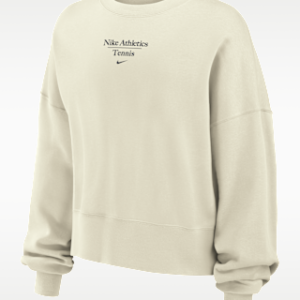 Витрина nike phoenix fleece Женская теннисная толстовка с круглым вырезом