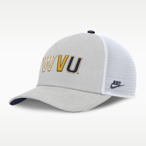 west virginia legacy basketball rise Мужская регулируемая кепка nike college trucker