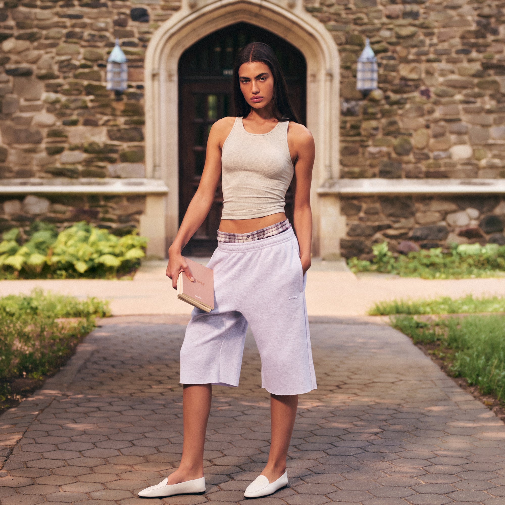 cotton fleece long short cotton fleece long short