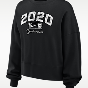 Home nike college (yardrunners) Женский флисовый свитшот с круглым вырезом phoenix