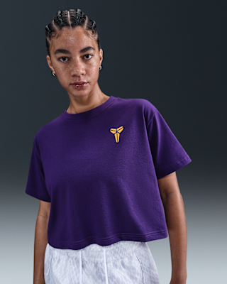 kobe Женская укороченная баскетбольная футболка dri fit kobe Женская укороченная баскетбольная футболка dri fit