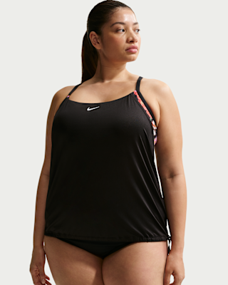 nike swim Женские многослойные танкини (большие размеры) nike swim Женские многослойные танкини (большие размеры)