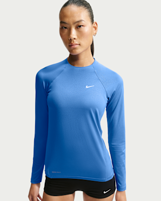 nike swim hydroguard Женская футболка dri fit uv с длинными рукавами nike swim hydroguard Женская футболка dri fit uv с длинными рукавами