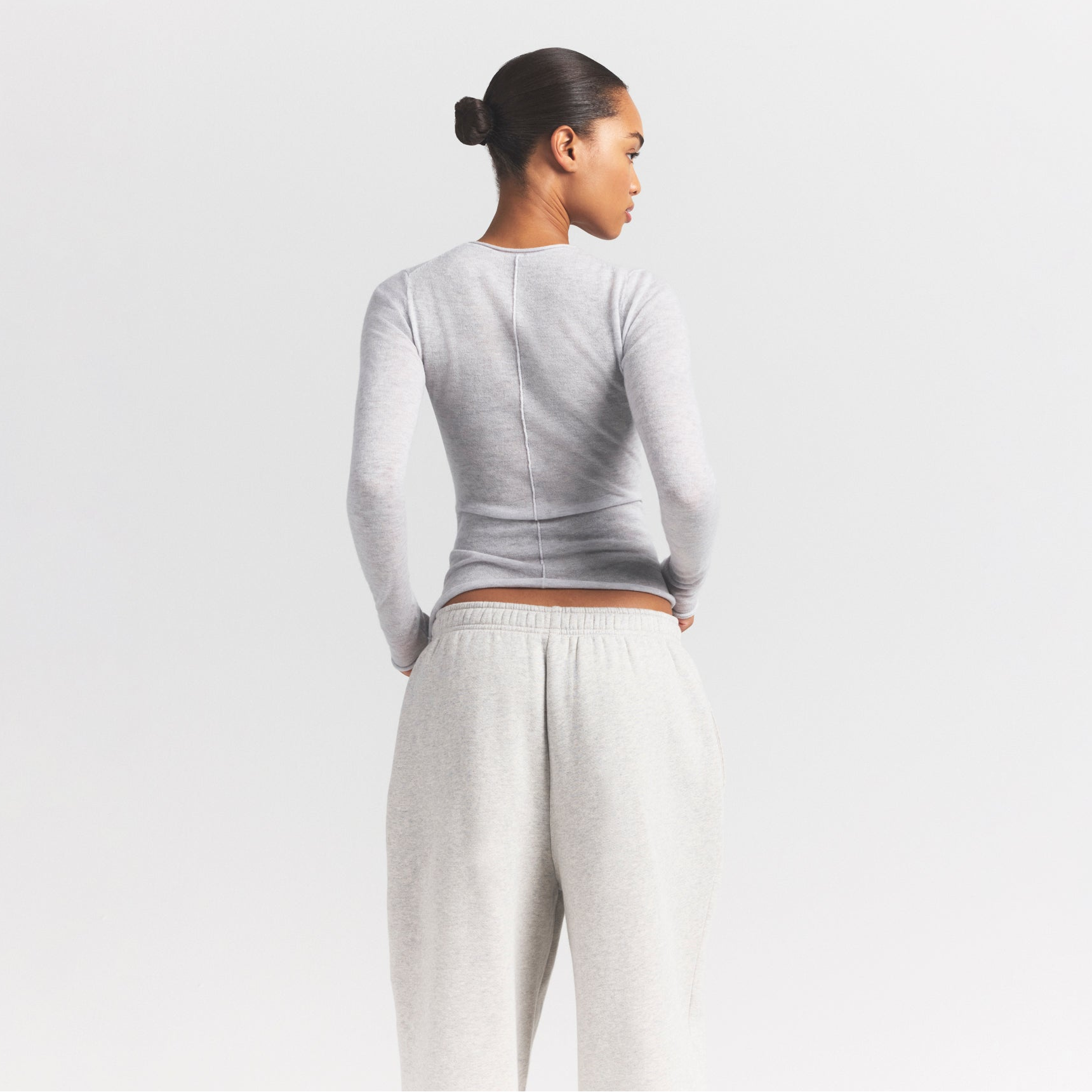 featherweight cashmere long sleeve top featherweight cashmere long sleeve top