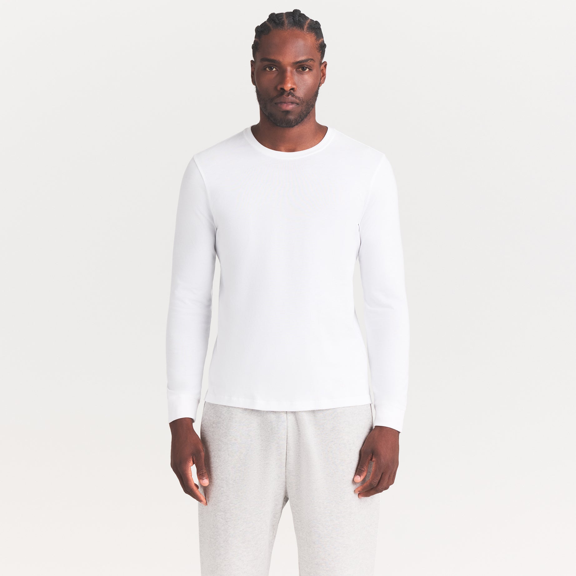 skims cotton mens classic long sleeve t shirt skims cotton mens classic long sleeve t shirt