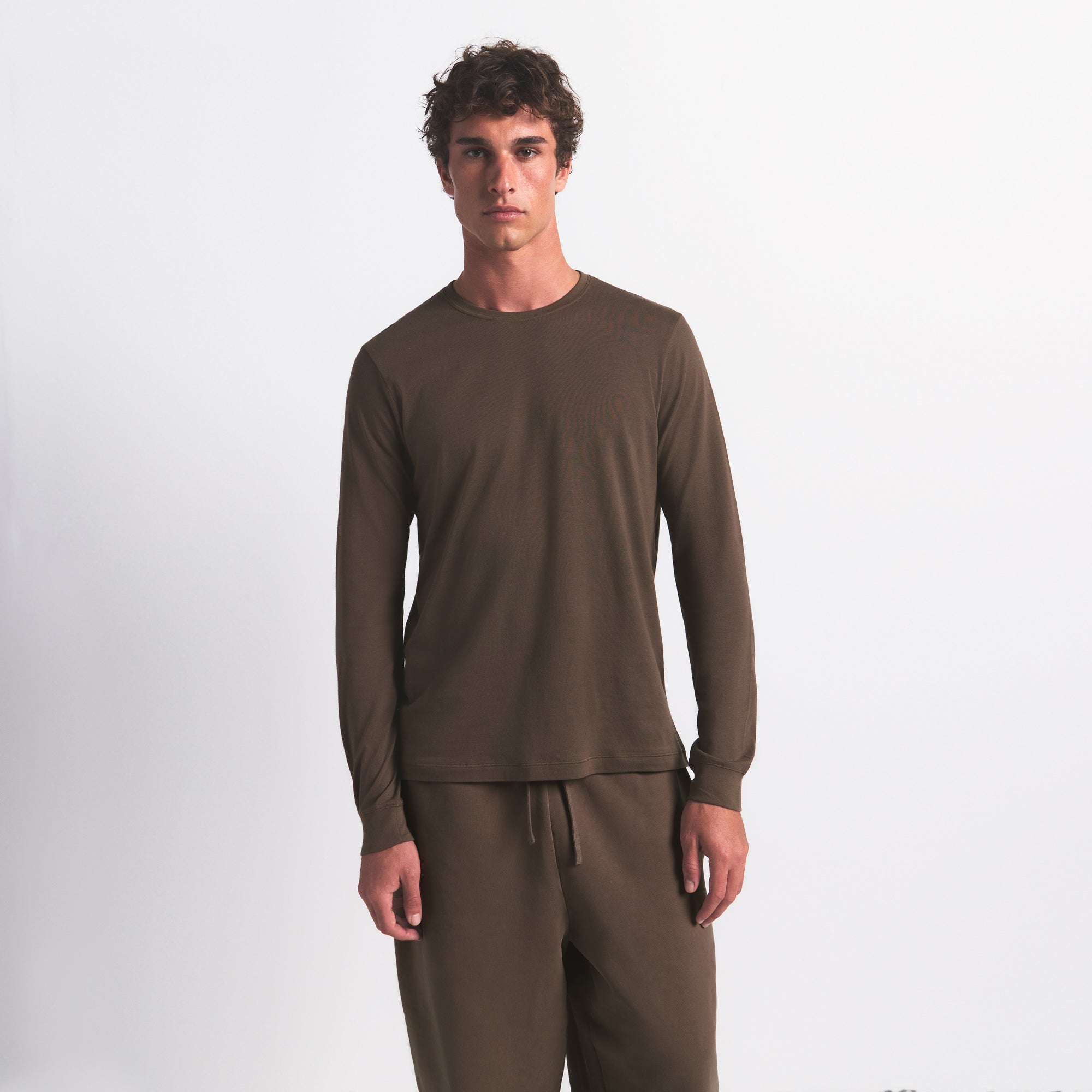 skims cotton mens classic long sleeve t shirt skims cotton mens classic long sleeve t shirt