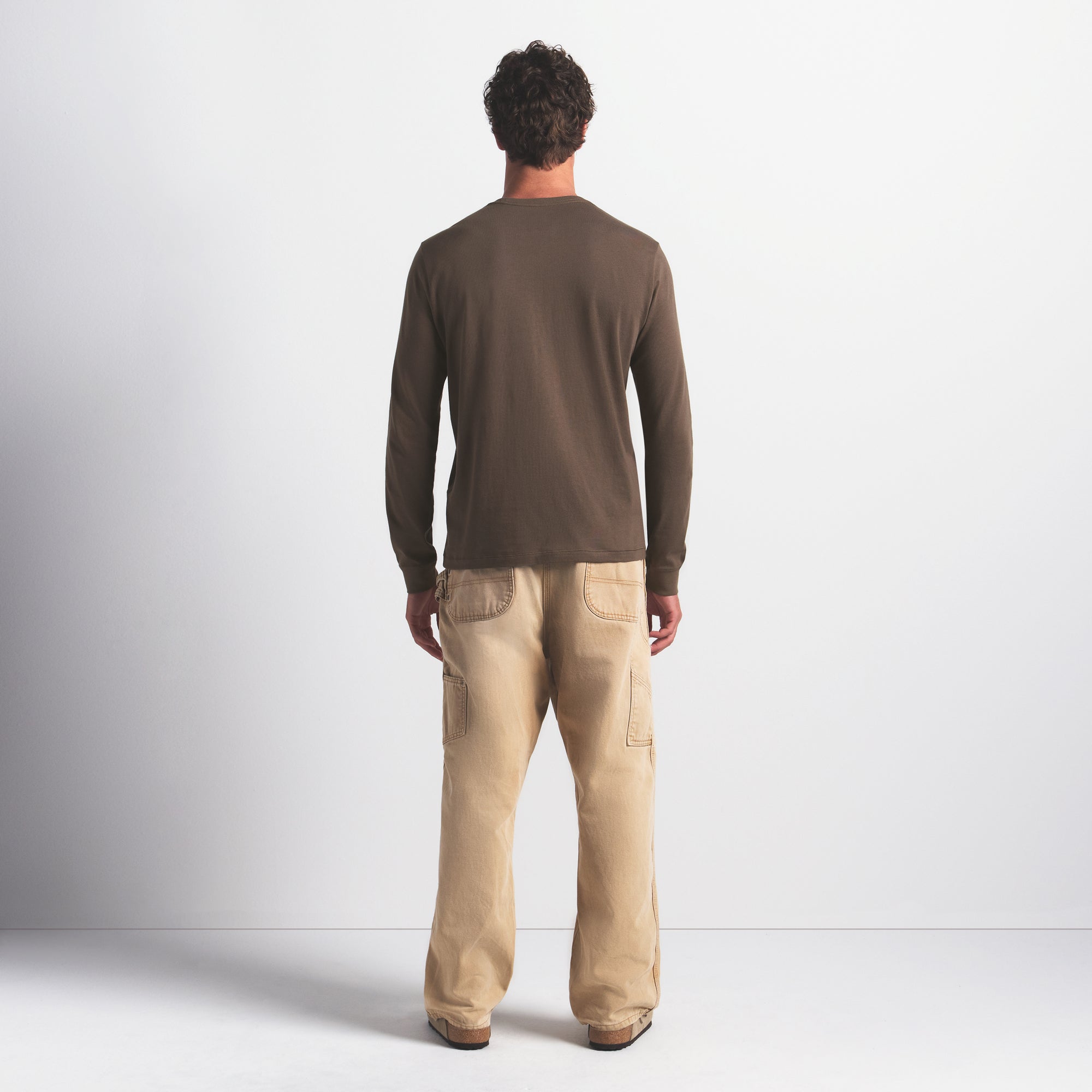 skims cotton mens classic long sleeve t shirt skims cotton mens classic long sleeve t shirt