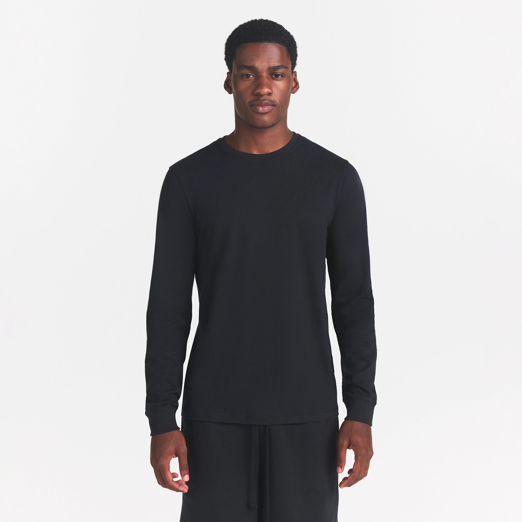 skims cotton mens classic long sleeve t shirt skims cotton mens classic long sleeve t shirt