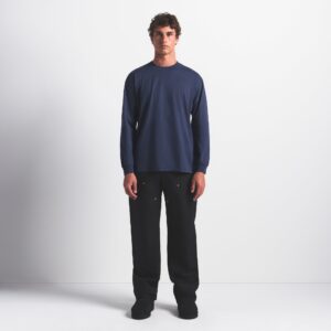 heavyweight cotton mens relaxed long sleeve t shirt