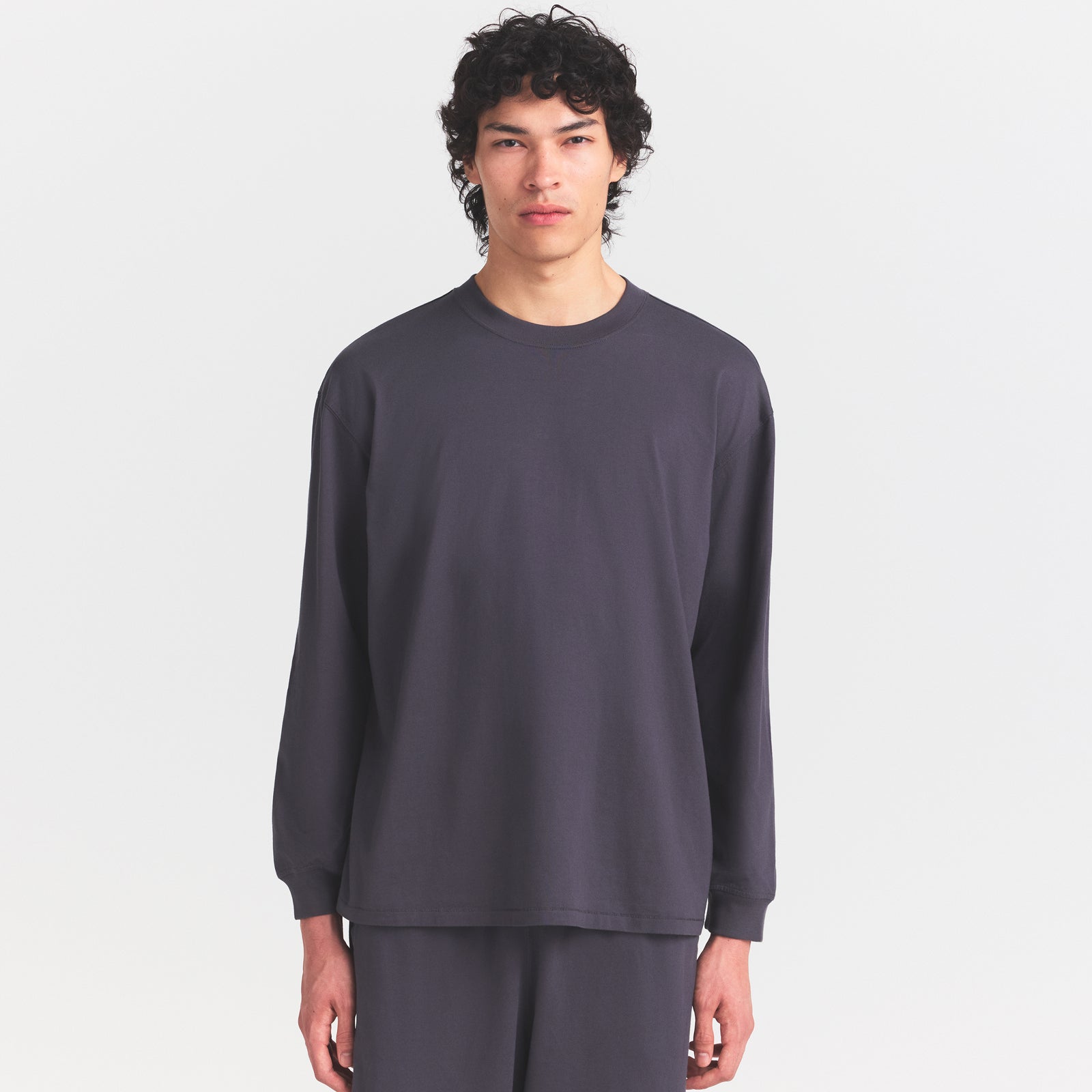 heavyweight cotton mens relaxed long sleeve t shirt heavyweight cotton mens relaxed long sleeve t shirt