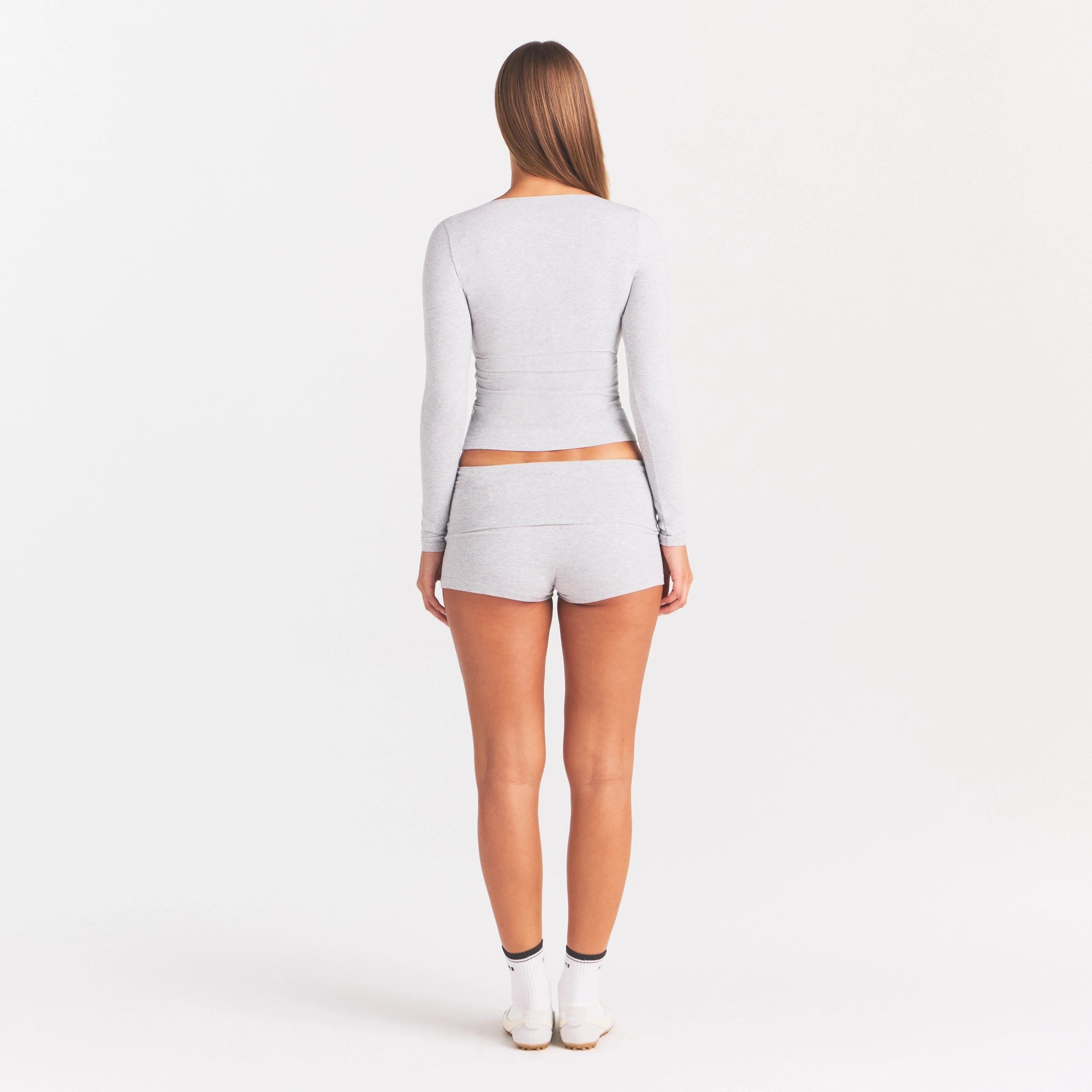 cotton jersey scoop neck long sleeve top cotton jersey scoop neck long sleeve top