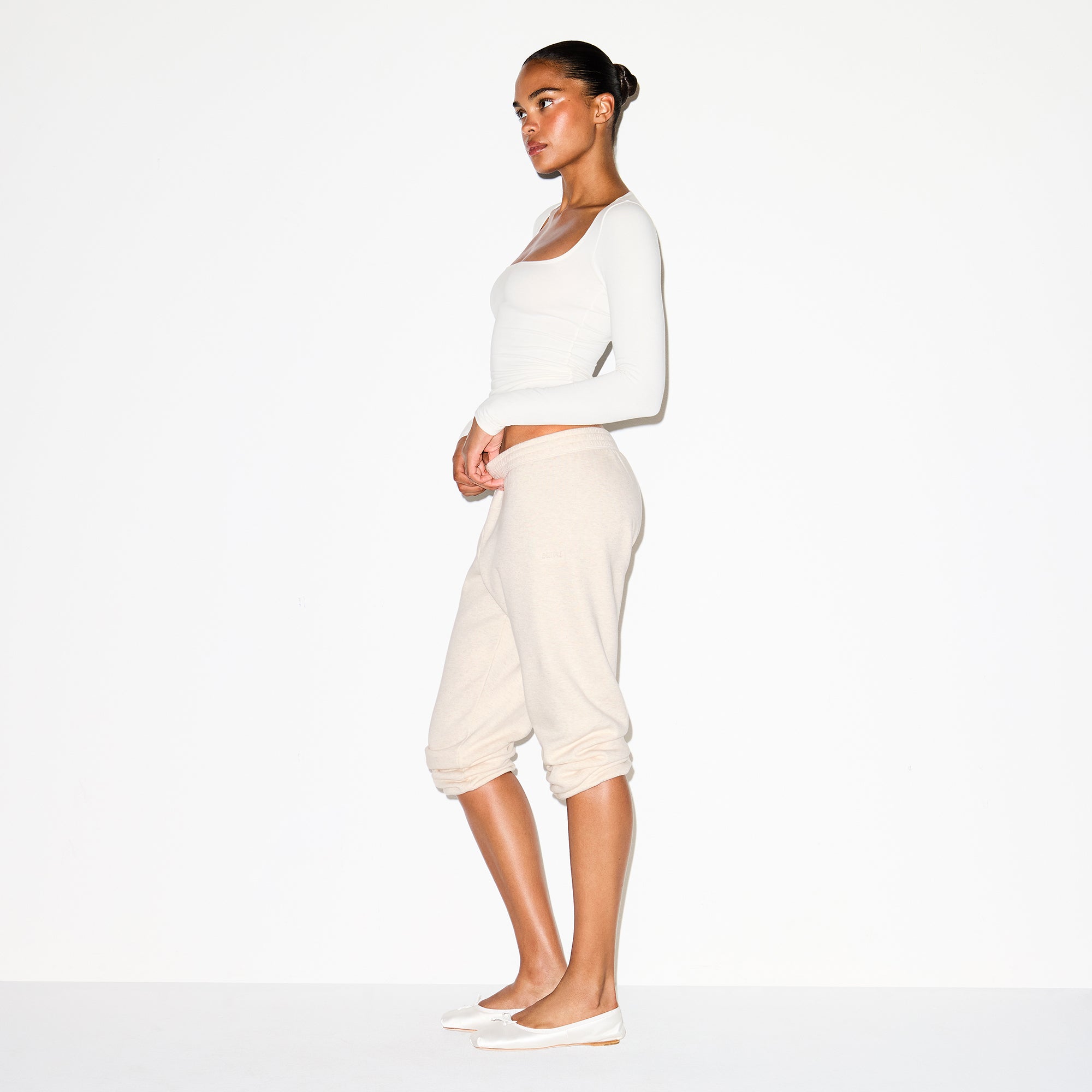 cotton jersey scoop neck long sleeve top cotton jersey scoop neck long sleeve top