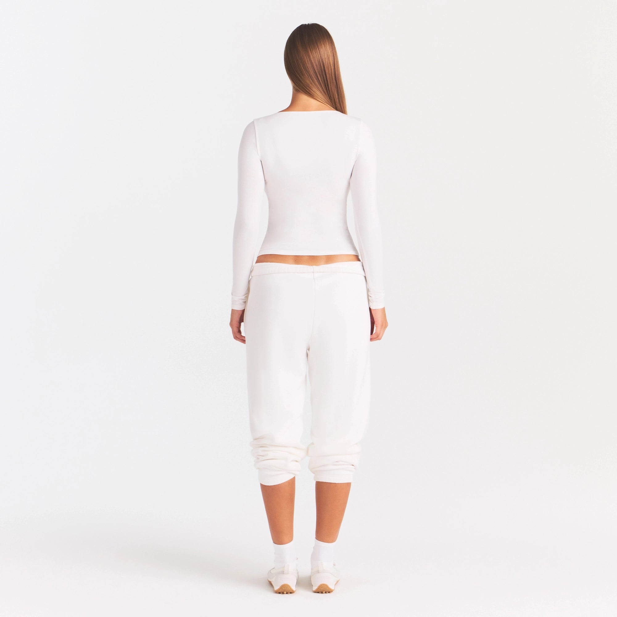 cotton jersey scoop neck long sleeve top cotton jersey scoop neck long sleeve top