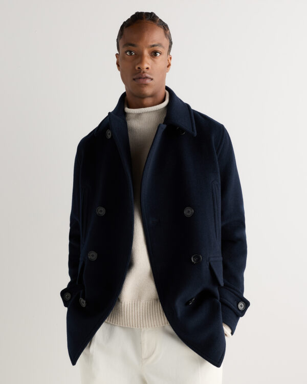 wool cashmere peacoat
