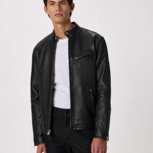 Home Куртка café racer из 100% кожи