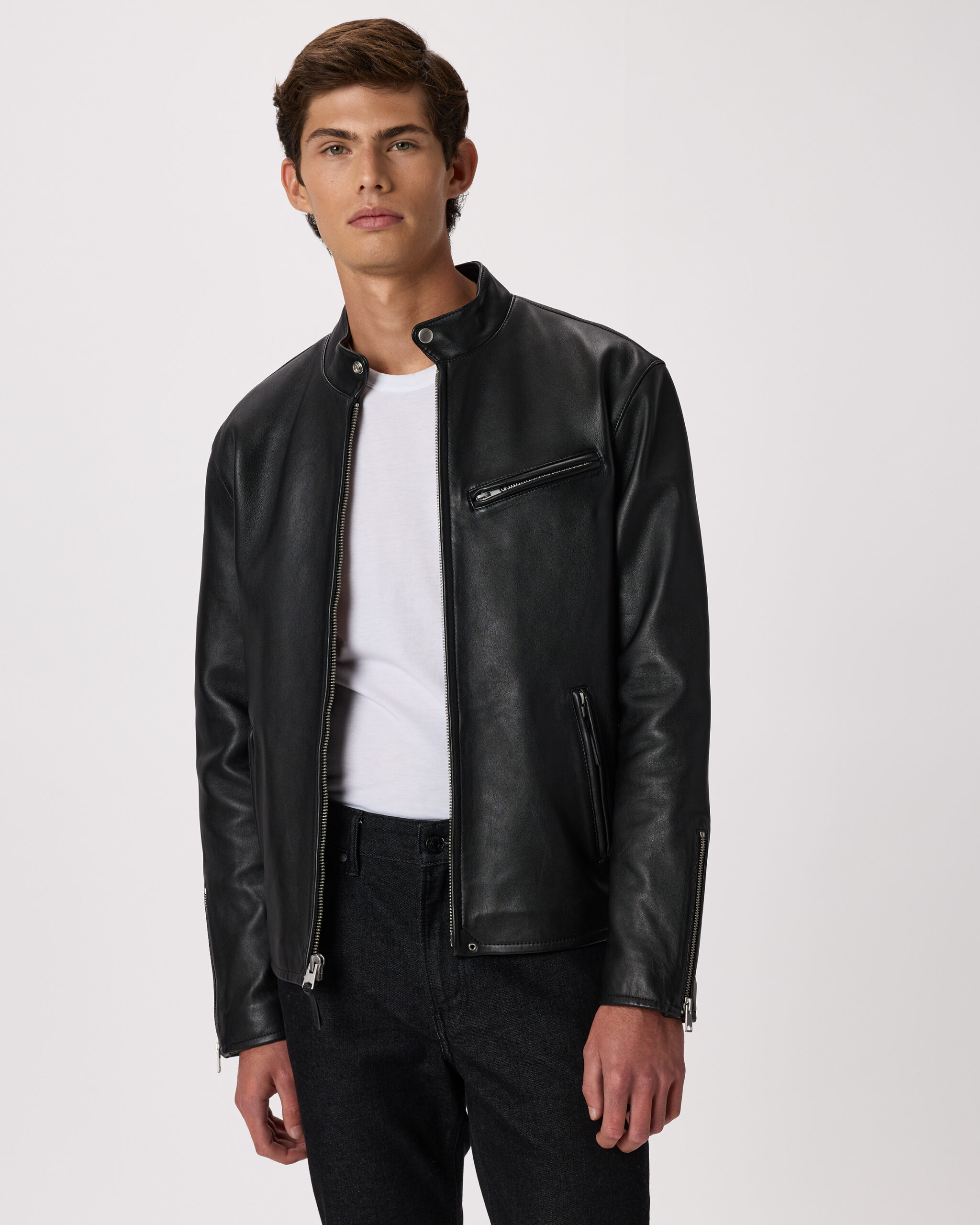 Куртка café racer из 100% кожи Куртка café racer из 100% кожи