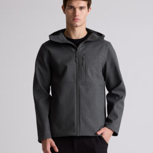 Home Куртка softshell на флисовой подкладке с капюшоном и молнией во всю длину