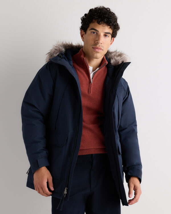 responsible down hooded parka