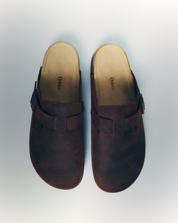 water repellent clog mule
