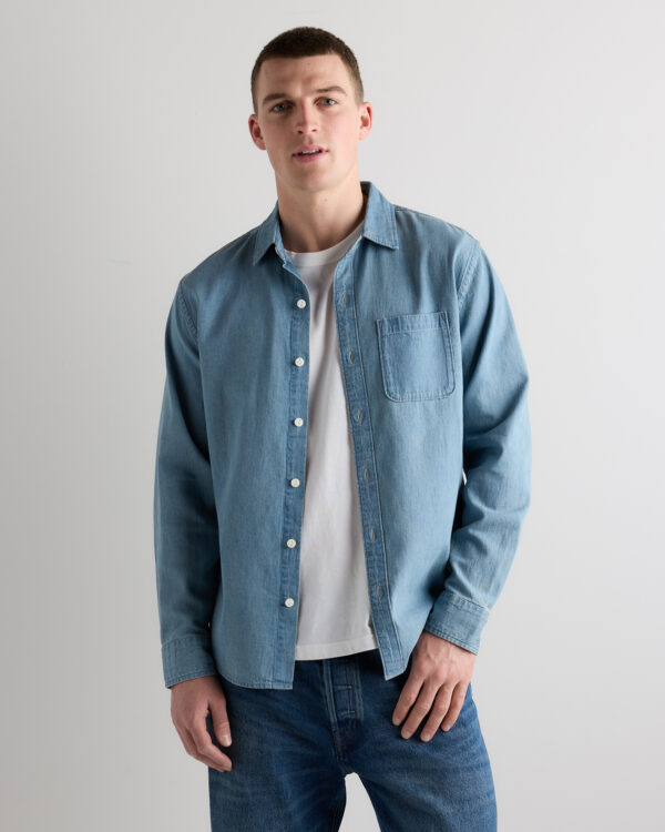 heritage washed denim shirt